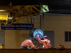 Baustelle auf der Westbahnstrecke, Nachtarbeit mit Spezialkran fÃ¼r das Einbringen von Weichenelementen in der Nacht von 25.08. auf 26.08.2020  
Foto und Copyright: Moser Albert, Fotograf, 5201 Seekirchen, Weinbergstiege 1, Tel.: 0043-676-7550526 mailto:albert.moser@sbg.at  www.moser.zenfolio.com