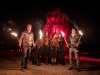 Mystische Wintersonnenwende am Wallersee "Burning Animal". mit einer Feuershow von Drums on Fire. 
Eine Ã¼berdimensionale, meterhohe Holzeule, erbaut von KÃ¼nstler Andraw Art und Alexander Perner, am Strandbad in Seekirchen am 21.12.2019  
Foto und Copyright: Moser Albert, Fotograf, 5201 Seekirchen, Weinbergstiege 1, Tel.: 0043-676-7550526 mailto:albert.moser@sbg.at  www.moser.zenfolio.com