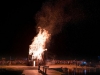 Mystische Wintersonnenwende am Wallersee "Burning Animal". 
Eine Ã¼berdimensionale, meterhohe Holzeule, erbaut von KÃ¼nstler Andraw Art und Alexander Perner, am Strandbad in Seekirchen am 21.12.2019  
Foto und Copyright: Moser Albert, Fotograf, 5201 Seekirchen, Weinbergstiege 1, Tel.: 0043-676-7550526 mailto:albert.moser@sbg.at  www.moser.zenfolio.com