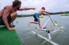 "Die lange Nacht an der Fischach" mit Bootsverkehr vom Seekirchner Stadthafen zum Strandbad am 01.08.2015  
Foto und Copyright: Moser Albert, Fotograf, 5201 Seekirchen, Weinbergstiege 1, Tel.: 0043-676-7550526 mailto:albert.moser@sbg.at  www.moser.zenfolio.com