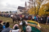 Leonhardiritt in Irrsdorf am 26.10.2015; ZugleistungsprÃ¼fung der Pferde mit Gewichten, die mit einem Zwischenhalt Ã¼ber eine Strecke von 35m gezogen werden mÃ¼ssen;  Sieger Felix Honsig aus Henndorf mit Pferd Aron  
Foto und Copyright: Moser Albert, Fotograf, 5201 Seekirchen, Weinbergstiege 1, Tel.: 0043-676-7550526 mailto:albert.moser@sbg.at  www.moser.zenfolio.com