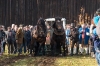 Leonhardiritt in Irrsdorf am 26.10.2015; ZugleistungsprÃ¼fung der Pferde mit Gewichten, die mit einem Zwischenhalt Ã¼ber eine Strecke von 35m gezogen werden mÃ¼ssen  
Foto und Copyright: Moser Albert, Fotograf, 5201 Seekirchen, Weinbergstiege 1, Tel.: 0043-676-7550526 mailto:albert.moser@sbg.at  www.moser.zenfolio.com