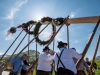 Maibaumaufstellen bei der WaschlmÃ¼hle in Ebenau am 01.05.2019, organisiert vom Trachtenverein "D'Stoawandler" Ebenau;  
Foto und Copyright: Moser Albert