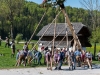 Maibaumaufstellen bei der WaschlmÃ¼hle in Ebenau am 01.05.2019, organisiert vom Trachtenverein "D'Stoawandler" Ebenau;  
Foto und Copyright: Moser Albert