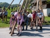 Maibaumaufstellen bei der WaschlmÃ¼hle in Ebenau am 01.05.2019, organisiert vom Trachtenverein "D'Stoawandler" Ebenau;  
Foto und Copyright: Moser Albert