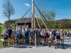 Maibaumaufstellen bei der WaschlmÃ¼hle in Ebenau am 01.05.2019, organisiert vom Trachtenverein "D'Stoawandler" Ebenau;  
Foto und Copyright: Moser Albert