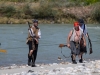 Historische Piratenschlacht in Oberndorf an und auf der Salzach am 13.08.2023; Wird alle 5 Jahre veranstaltet vom SchifferschÃ¼tzen Corps Oberndorf  
Foto und Copyright: Moser Albert, Fotograf, 5201 Seekirchen, Weinbergstiege 1, Tel.: 0043-676-7550526 mailto:albert.moser@sbg.at  www.moser.zenfolio.com