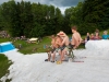 Waterslide in Faistenau am 22.6.2012  
mit echtem Schnee, veranstaltet von der freiwilligen Feuerwehr Faistenau  
die Gruppe "die 4 Huckaten"  
Foto und Copyright: Moser Albert, Fotograf und Pressefotograf, 5201 Seekirchen, Weinbergstiege 1, Tel.: 0676-7550526 mailto:albert.moser@sbg.at  www.moser.zenfolio.com