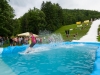 Waterslide in Faistenau am 22.6.2012  
mit echtem Schnee, veranstaltet von der freiwilligen Feuerwehr Faistenau  
Drittplazierte "Claudia Krispler"  
Foto und Copyright: Moser Albert, Fotograf und Pressefotograf, 5201 Seekirchen, Weinbergstiege 1, Tel.: 0676-7550526 mailto:albert.moser@sbg.at  www.moser.zenfolio.com